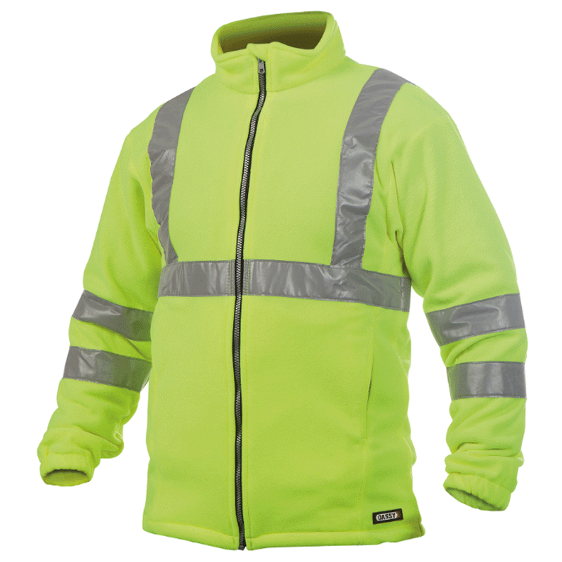 DASSY Kaluga 300247 Hi-Vis Fleece Work Jacket Various Colours - HI-VIS JACKETS & COATS