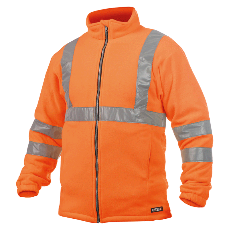 DASSY Kaluga 300247 Hi-Vis Fleece Work Jacket Various Colours - HI-VIS JACKETS & COATS