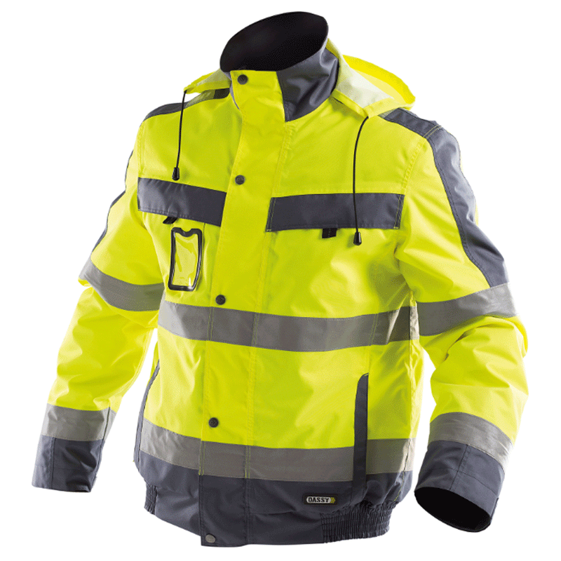DASSY Lima 500120 Water-Resistant Breathable Hi-Vis Winter Jacket Various Colours - HI-VIS JACKETS & COATS
