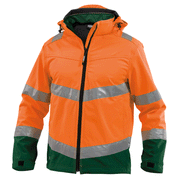DASSY Malaga 300329 Hi-Vis Softshell Work Jacket Various Colours - HI-VIS JACKETS & COATS