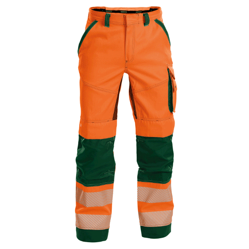 DASSY Odessa 200984 Hi-Vis Kneepad Multi-Pocket Trousers Orange 31" Waist, Short Leg - HI-VIS TROUSERS
