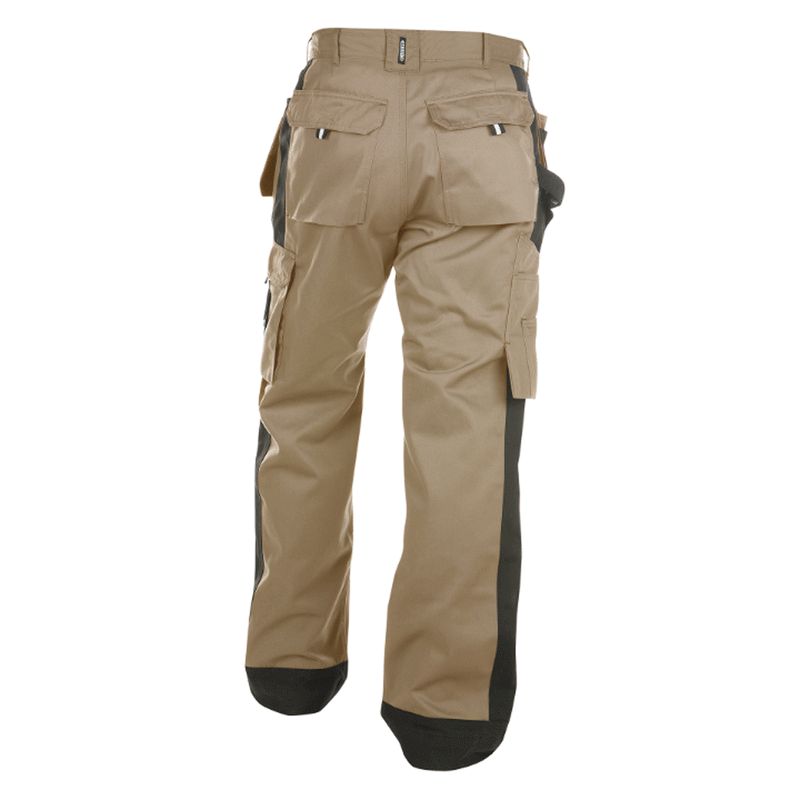 DASSY Seattle 200428 Multi-Pocket Holster Pocket Kneepad Trousers Khaki - KNEE PAD TROUSERS