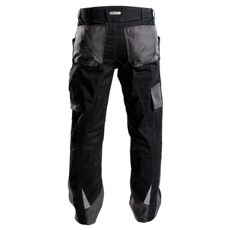 DASSY Spectrum 200892 Water-Repellent Trousers Black - CARGO & COMBAT TROUSERS