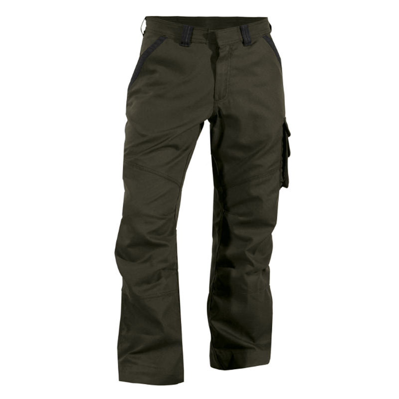 DASSY Stark 200721 Multi Pocket Canvas Work Trousers Olive Green - BASIC & REAPER TROUSERS