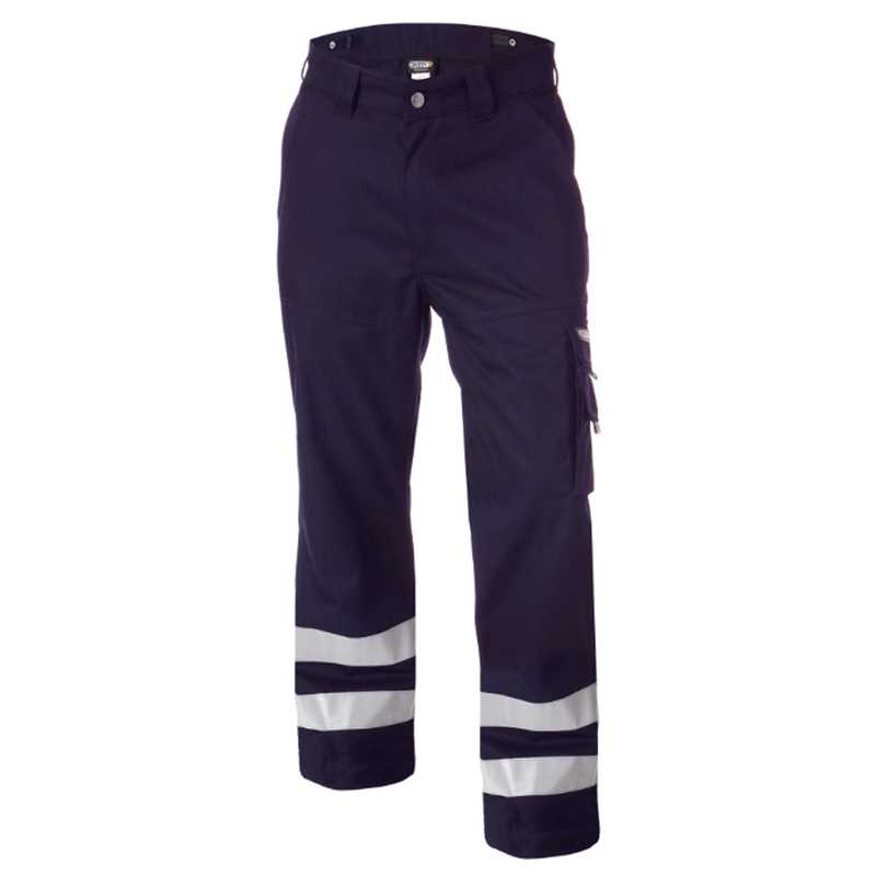 DASSY Vegas 200822 Hi-Vis Reflective Work Trousers Various Colours - HI-VIS TROUSERS