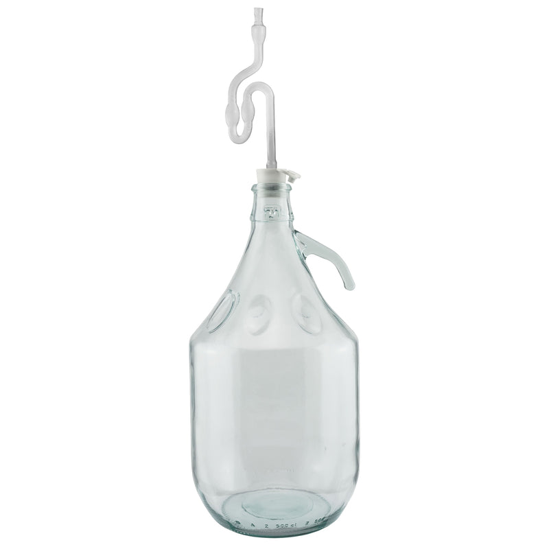 Glass Demijohn 5L 6 Pack Plain With Airlock & Bung - Arts & Entertainment > Hobbies & Creative Arts > Homebrewing & Winemaking Supplies Costwise Home Brewing