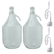 Glass Demijohn 5L 2 Pack Swing Top Cap, Airlock & Bung - Arts & Entertainment > Hobbies & Creative Arts > Homebrewing & Winemaking Supplies Costwise Home Brewing