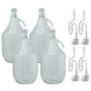 Glass Demijohn 5L 4 Pack Swing Top Cap, Airlock & Bung - Arts & Entertainment > Hobbies & Creative Arts > Homebrewing & Winemaking Supplies Costwise Home Brewing