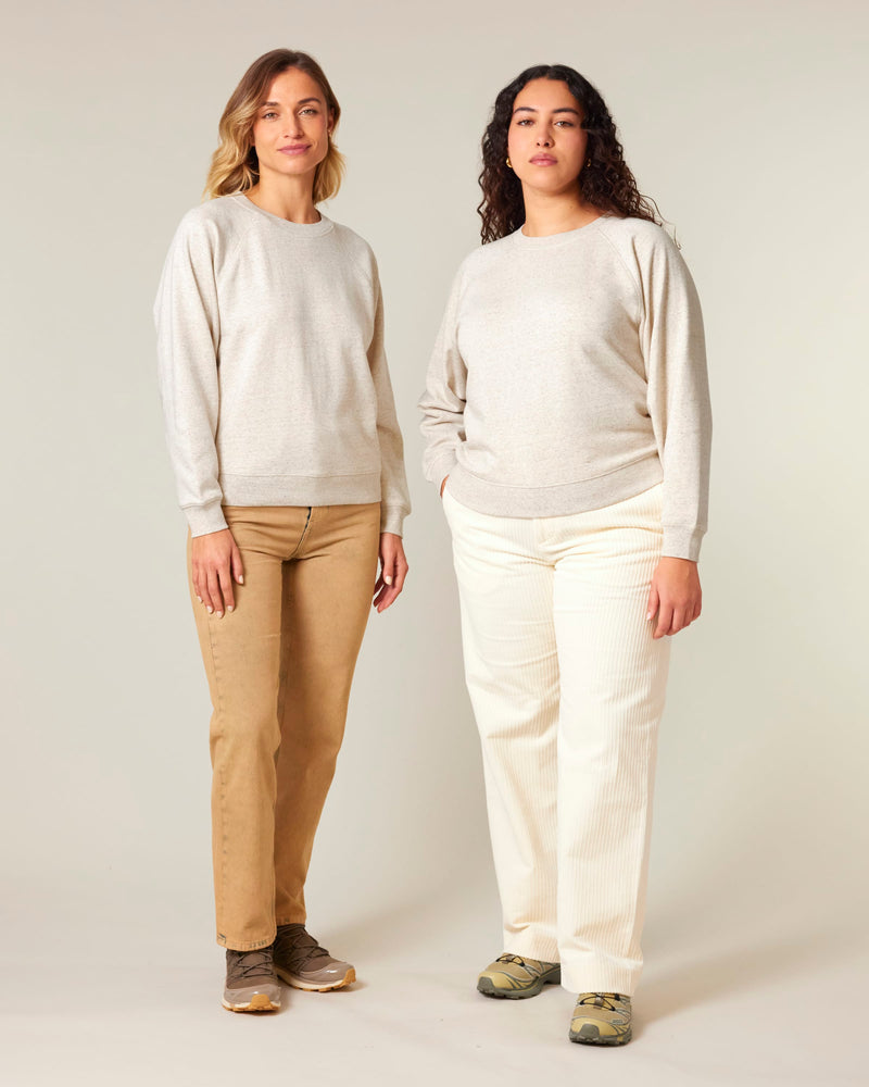 Organic Cotton Raglan Sweatshirt: Womens
