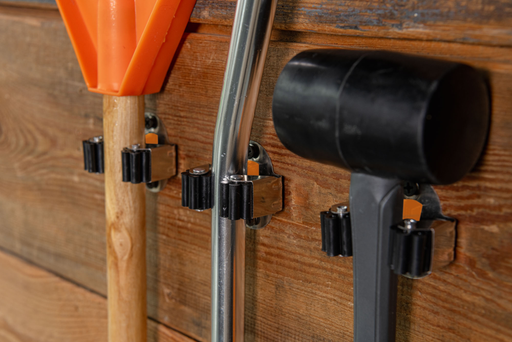 Wall Mount Tool Holder - Roller Grip Design (Single) - Garden tools & Accesories