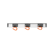 Wall Mount Tool Rack Rail with 3 x S Hanging Hooks - Garden tools & Accesories