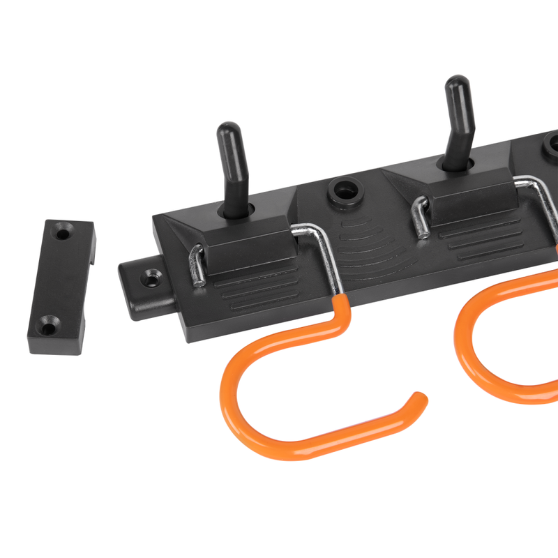 Tool Rail with Adjustable Peg Hooks and S Hanging Hooks - Garden tools & Accesories