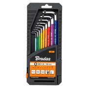 Set of Allen Keys with Ball End HX, Extra Long, 1.5mm – 10mm (9 pcs) - Hardware > Tools > Tool Keys Garden tools & Accesories