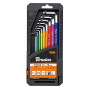 Set of Allen Keys with Ball End HX, Long, 1.5mm – 10mm (9 pcs) - Hardware > Tools > Tool Keys Garden tools & Accesories