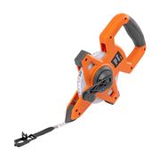 Fibreglass Coiled Tape Measure with Handle, 15mm Wide, Black/Orange (30m-100m) - Hardware > Tools > Measuring Tools & Sensors > Tape Measures Garden tools & Accesories