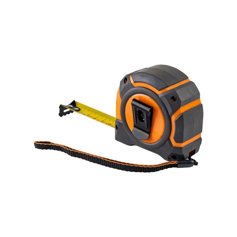 Snap Tape Measure 25mm Wide with Belt Clip (5m-10m) - Hardware > Tools > Measuring Tools & Sensors > Tape Measures Garden tools & Accesories