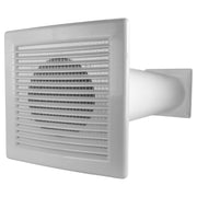 Through Wall Ventilation Kit DL0163 Louvre Vent with Brown External Vent - OTHER