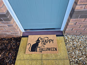 Doormat 60cm x 40cm - 'Happy Halloween' - Absorbent Coir Mat for Indoor/Outdoor - Home & Garden > Decor > Door Mats Garden watering