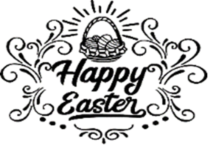 Doormat 60cm x 40cm - 'Happy Easter' - Absorbent Coir Mat for Indoor/Outdoor - Home & Garden > Decor > Door Mats Garden watering