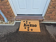 Doormat 60cm x 40cm - 'Home' (Paws) - Absorbent Coir Mat for Indoor/Outdoor - Home & Garden > Decor > Door Mats Garden watering