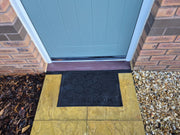 Rubber Doormat 60cm x 40cm - 'Welcome' (Flower) - Absorbent Coir Mat for Indoor/Outdoor - Home & Garden > Decor > Door Mats Garden watering