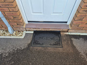 Rubber Doormat 60cm x 40cm - 'Welcome' (D2) - Absorbent Coir Mat for Indoor/Outdoor - Home & Garden > Decor > Door Mats Garden watering