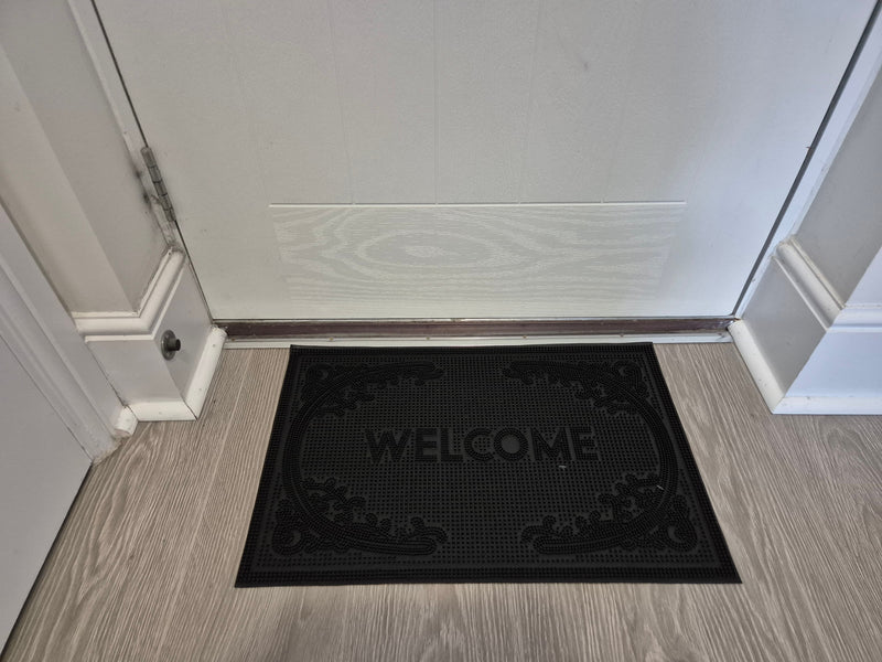 Rubber Doormat 60cm x 40cm - 'Welcome' (D2) - Absorbent Coir Mat for Indoor/Outdoor - Home & Garden > Decor > Door Mats Garden watering