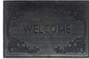 Rubber Doormat 60cm x 40cm - 'Welcome' (D2) - Absorbent Coir Mat for Indoor/Outdoor - Home & Garden > Decor > Door Mats Garden watering