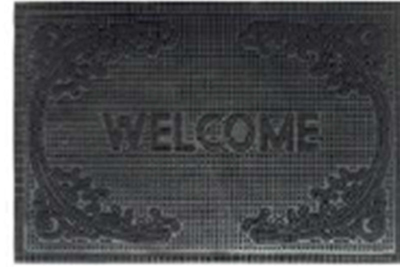 Rubber Doormat 60cm x 40cm - 'Welcome' (D2) - Absorbent Coir Mat for Indoor/Outdoor - Home & Garden > Decor > Door Mats Garden watering
