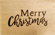 Doormat 60cm x 40cm - 'Merry Christmas' - Absorbent Coir Mat for Indoor/Outdoor - Home & Garden > Decor > Door Mats Garden watering
