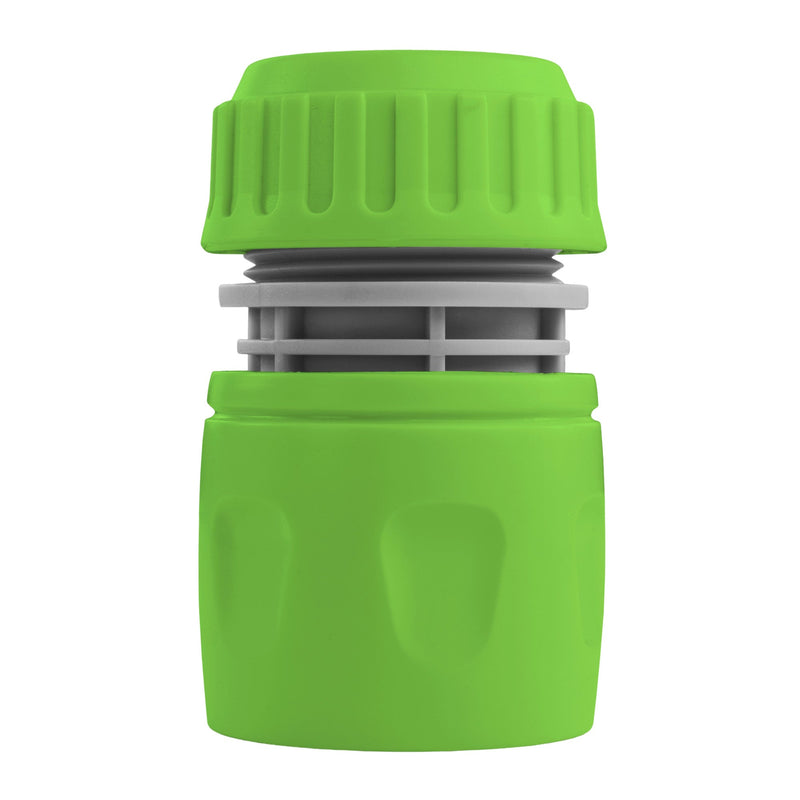 Female Hose Connector, 1/2" or 5/8" Hose, Green/Gray - Home & Garden > Lawn & Garden > Watering & Irrigation > Garden Hose Fittings & Valves > Garden Hose Fittings Garden watering