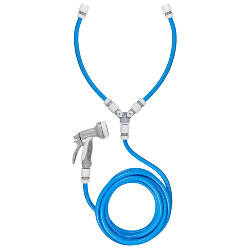 Dog Shower Mix Hot/Cold Water with Valves Blue - Animals & Pet Supplies > Pet Supplies