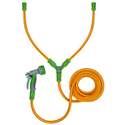 Dog Shower Mix Hot/Cold Water Yellow/Lime with Valves - Animals & Pet Supplies