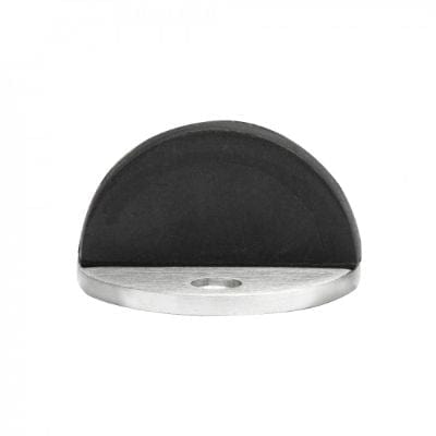 Oval Door Stop Satin Stainless Steel - 46mm x 26mm -