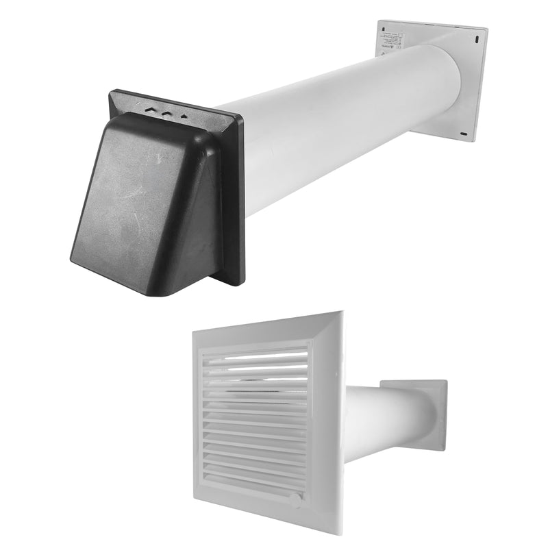 Through Wall Ventilation Kit Duo Smart DS4178 Vent with Graphite External Vent - OTHER