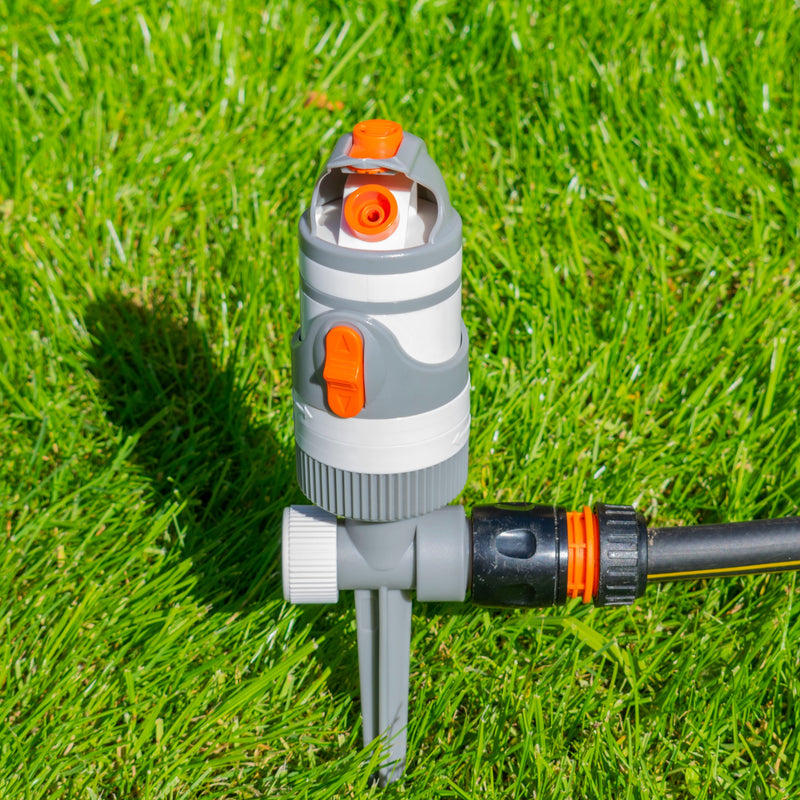 2-Pattern Gear Drive Sprinkler White Line - Home & Garden > Lawn & Garden > Watering & Irrigation > Sprinklers & Sprinkler Heads > Sprinklers Garden watering