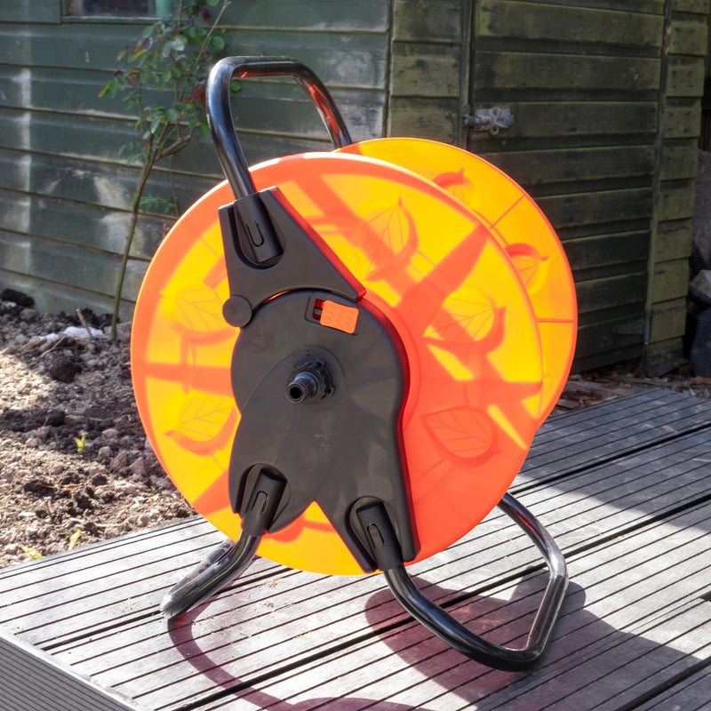 Hose Reel for 60m 1/2" Garden Hose CW - Home & Garden > Lawn & Garden > Watering & Irrigation > Garden Hoses Hose Reel