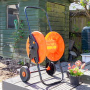 Hose Cart with Wheels for 60m 1/2" Garden Hose CW - Home & Garden > Lawn & Garden > Watering & Irrigation > Garden Hoses Hose Reel