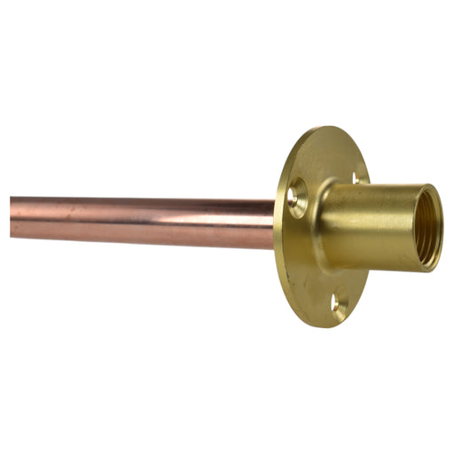 Brass Wall Plate ½” BSPF with 15mm copper pipe (350mm) - OTHER