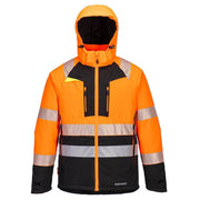 Portwest DX430 DX4 Hi-Vis Class 2 Waterproof Winter Jacket - WATERPROOF JACKETS & SUITS