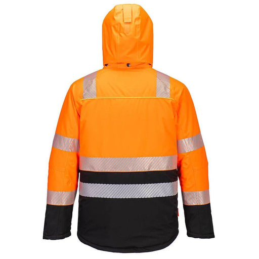 Portwest DX430 DX4 Hi-Vis Class 2 Waterproof Winter Jacket - WATERPROOF JACKETS & SUITS