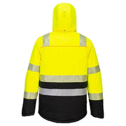 Portwest DX430 DX4 Hi-Vis Class 2 Waterproof Winter Jacket - WATERPROOF JACKETS & SUITS