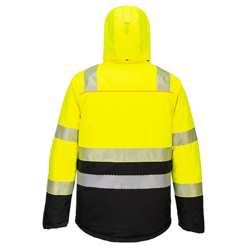 Portwest DX430 DX4 Hi-Vis Class 2 Waterproof Winter Jacket - WATERPROOF JACKETS & SUITS