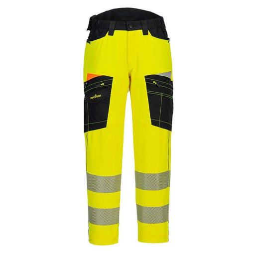 Portwest DX453 DX4 Hi-Vis Service Trousers - HI-VIS TROUSERS