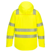 Portwest DX461 DX4 Hi-Vis Stretch Waterproof Breathable Winter Jacket - HI-VIS JACKETS & COATS