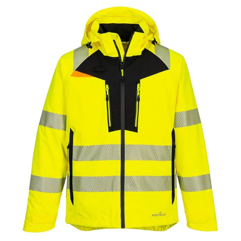 Portwest DX462 DX4 Hi-Vis Waterproof Jacket - HI-VIS JACKETS & COATS