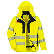 Portwest DX466 DX4 Hi-Vis 4-in-1 Waterproof Jacket - HI-VIS JACKETS & COATS