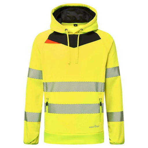 Portwest DX483 Hi-Vis Overhead Hoodie Sweatshirt - HI-VIS SWEATSHIRTS & HOODIES