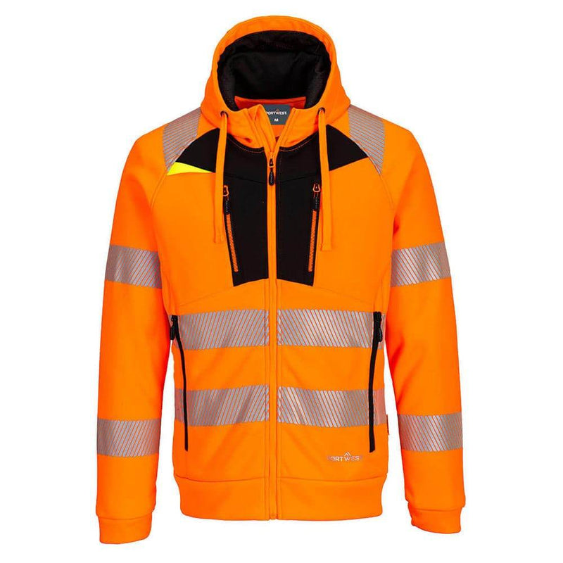 Portwest DX484 DX4 Hi-Vis Hoodie - HI-VIS SWEATSHIRTS & HOODIES