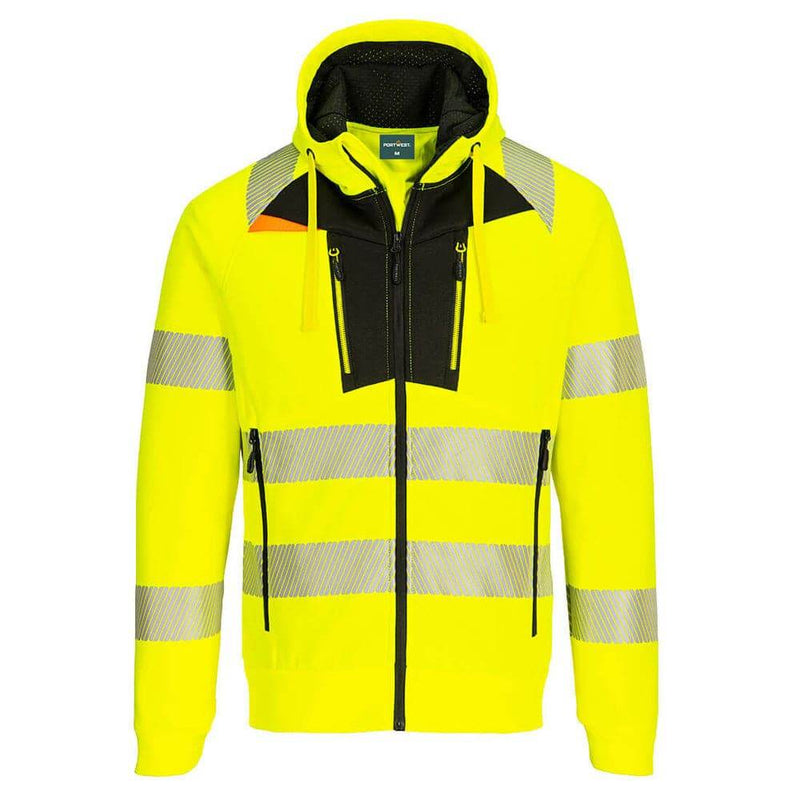 Portwest DX484 DX4 Hi-Vis Hoodie - HI-VIS SWEATSHIRTS & HOODIES